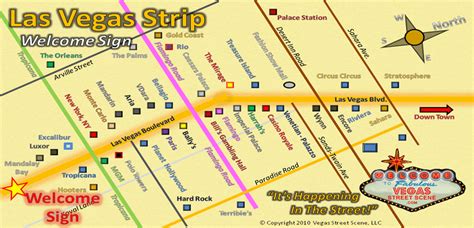 fremont street vegas map